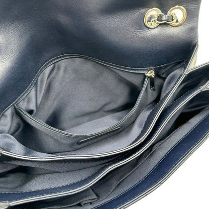Borsa Chanel Flap Bag blu notte