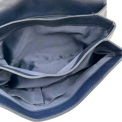 Borsa Chanel Flap Bag blu notte