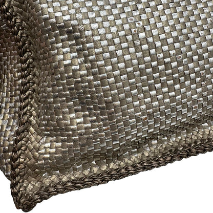 Satchel Madras Prada in pelle intrecciata