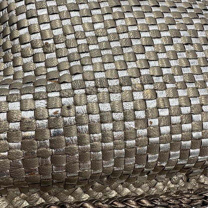 Satchel Madras Prada in pelle intrecciata