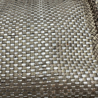 Satchel Madras Prada in pelle intrecciata