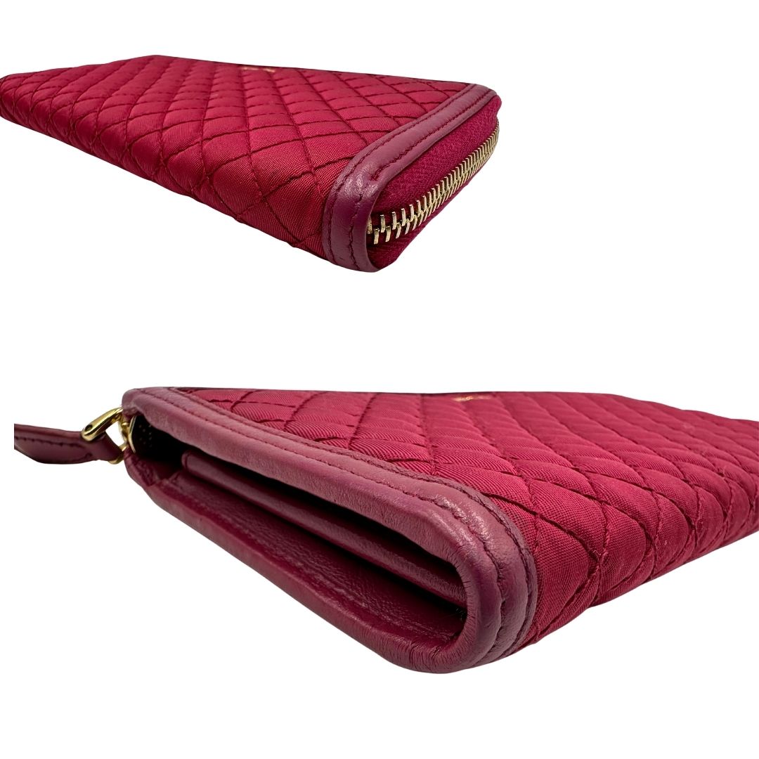 Portafoglio Prada amaranto