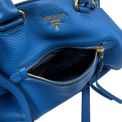 Tote Prada blu cobalto