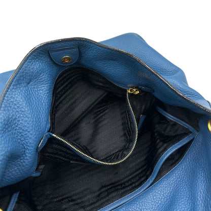 Tote Prada blu cobalto