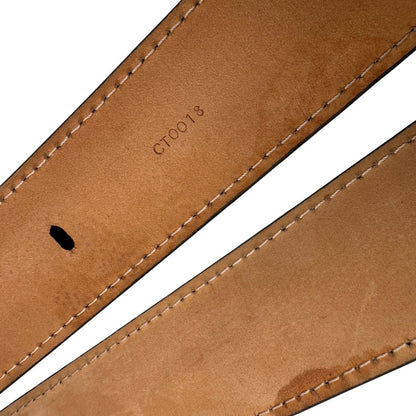 Cintura LV in canvas monogrammato con parti metalliche argentate. Completa di scatola, di lusso, originale, ottime condizioni.