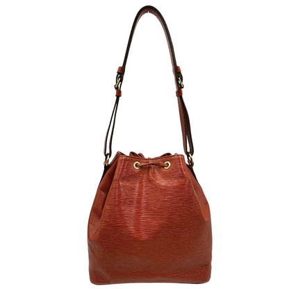  Secchiello Noé Louis Vuitton in pelle Epi cognac con parti metalliche dorate e manico regolabile con fibbia