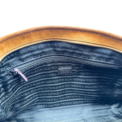 Borsa Prada scamosciata