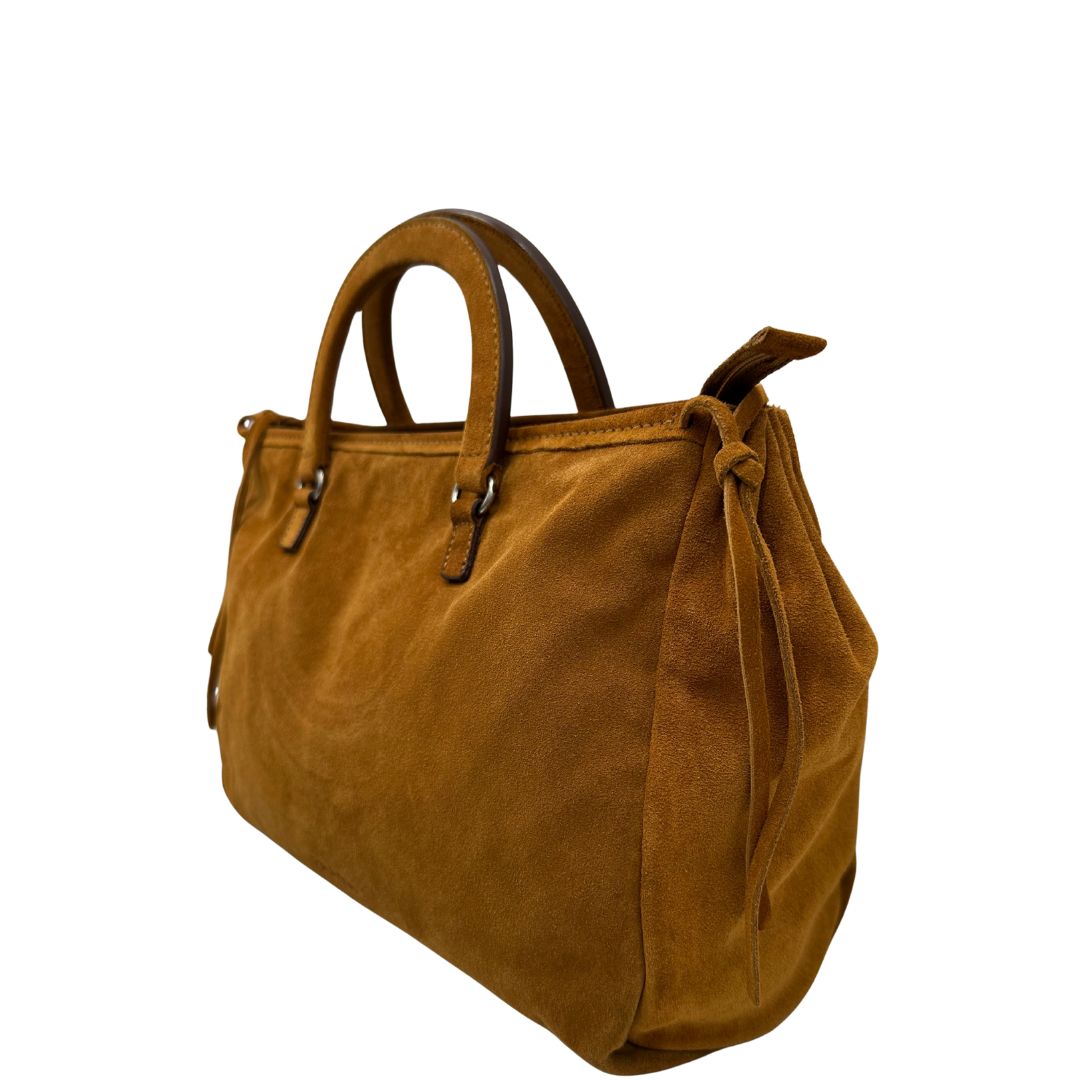 Borsa Prada scamosciata