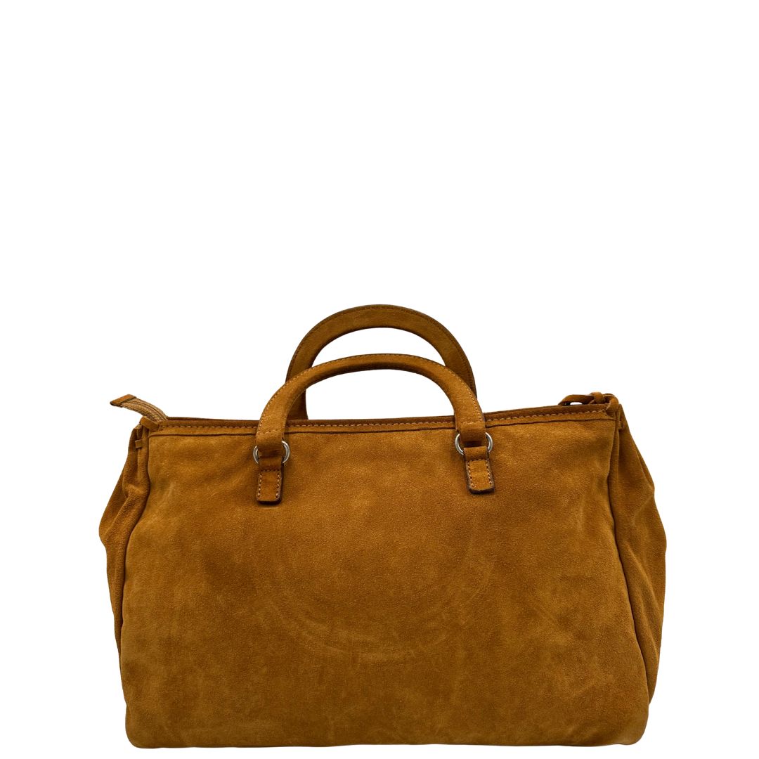 Borsa Prada scamosciata