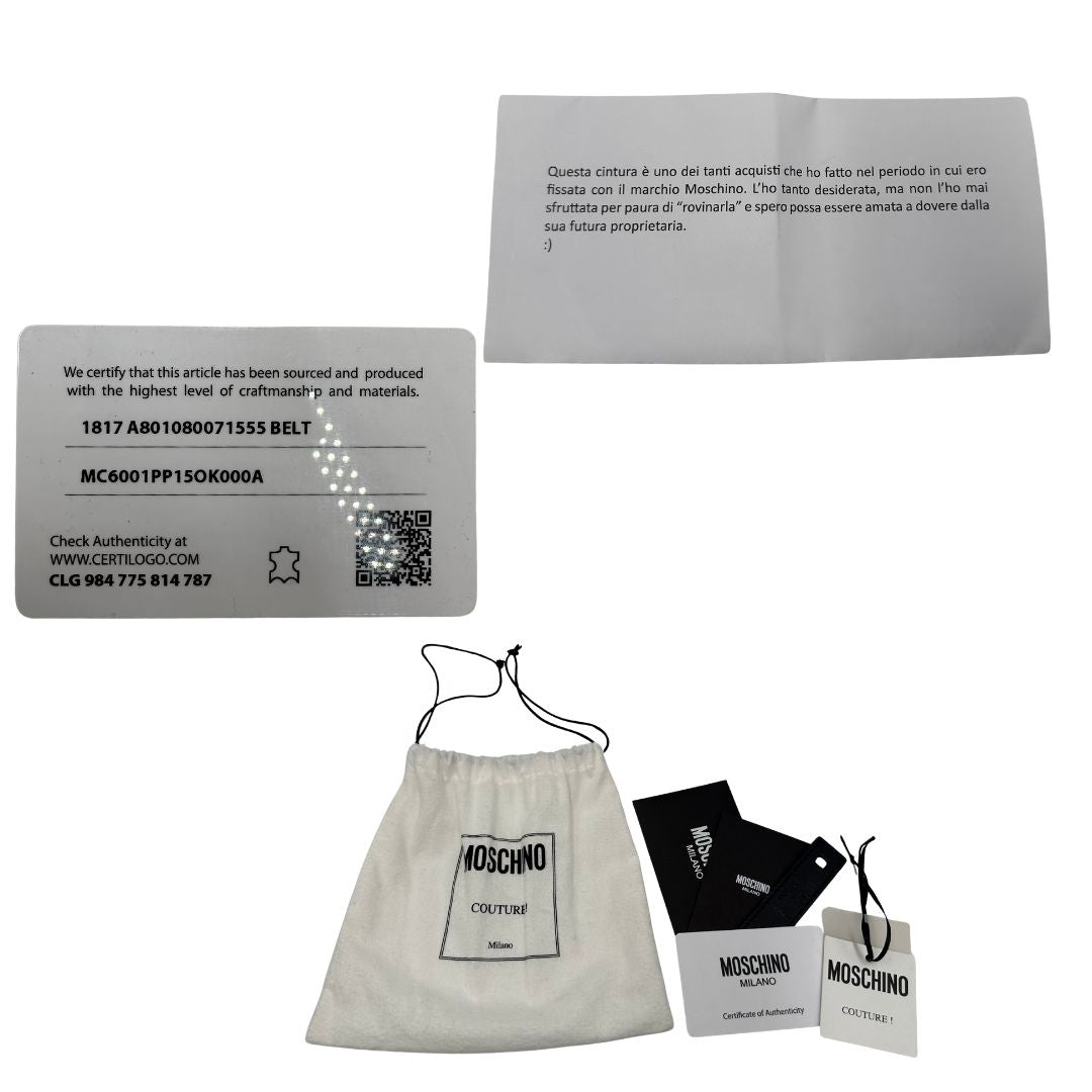Cintura Moschino tg. 38