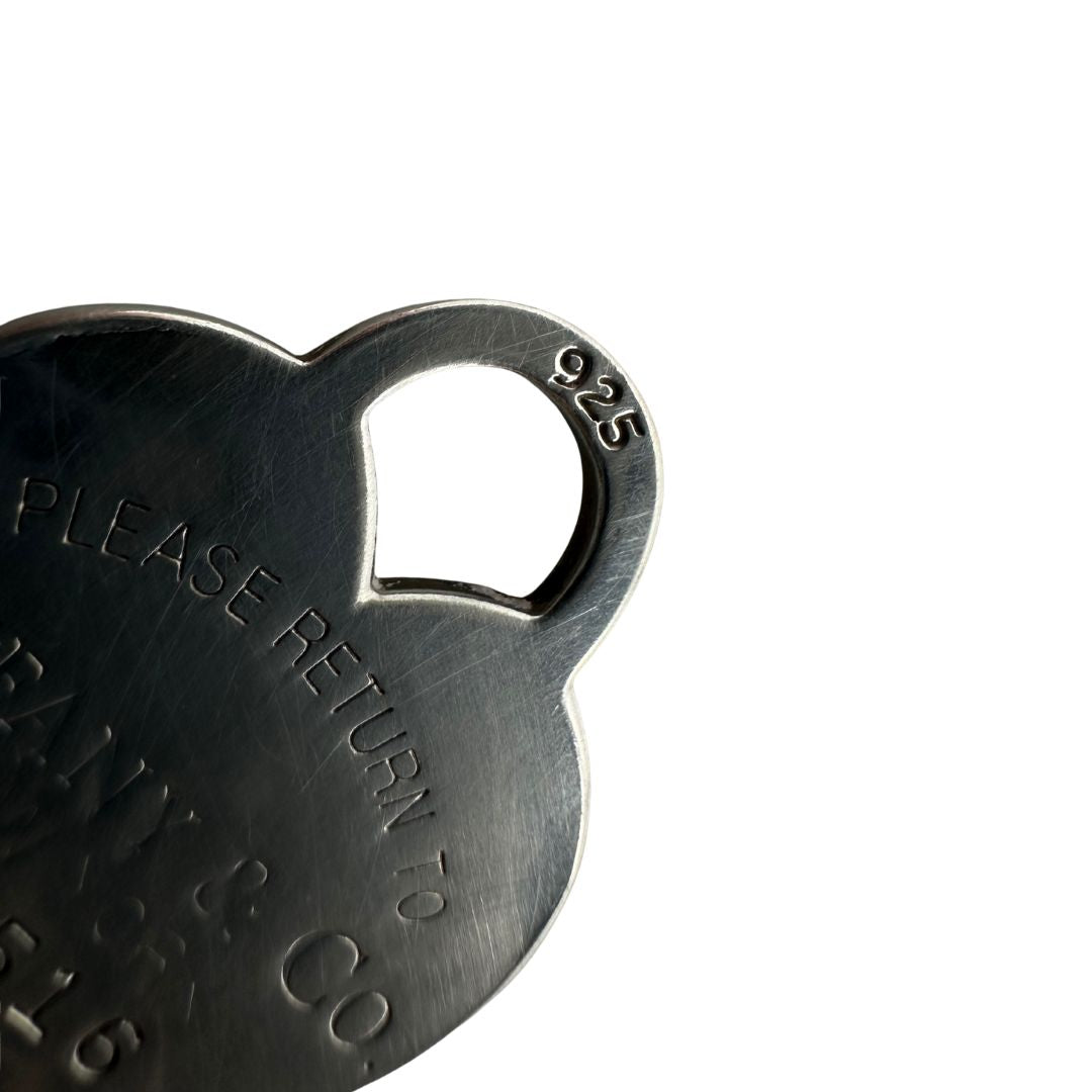 Ciondolo Tiffany&Co. della collezione Return To Tiffany in argento 925. Completo di sacchetto antipolvere, di lusso, originale, ottime condizioni.