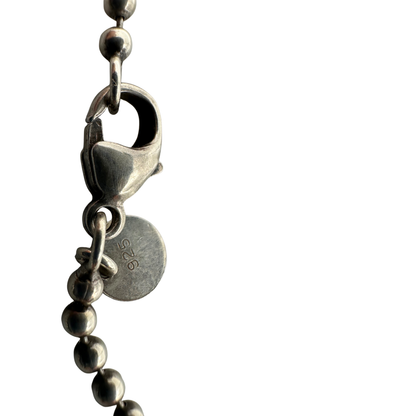 Collana Tiffany&Co. della collezione Return To Tiffany in argento 925 con ciondolo cuore. Originale, usata, di lusso, in ottime condizioni.