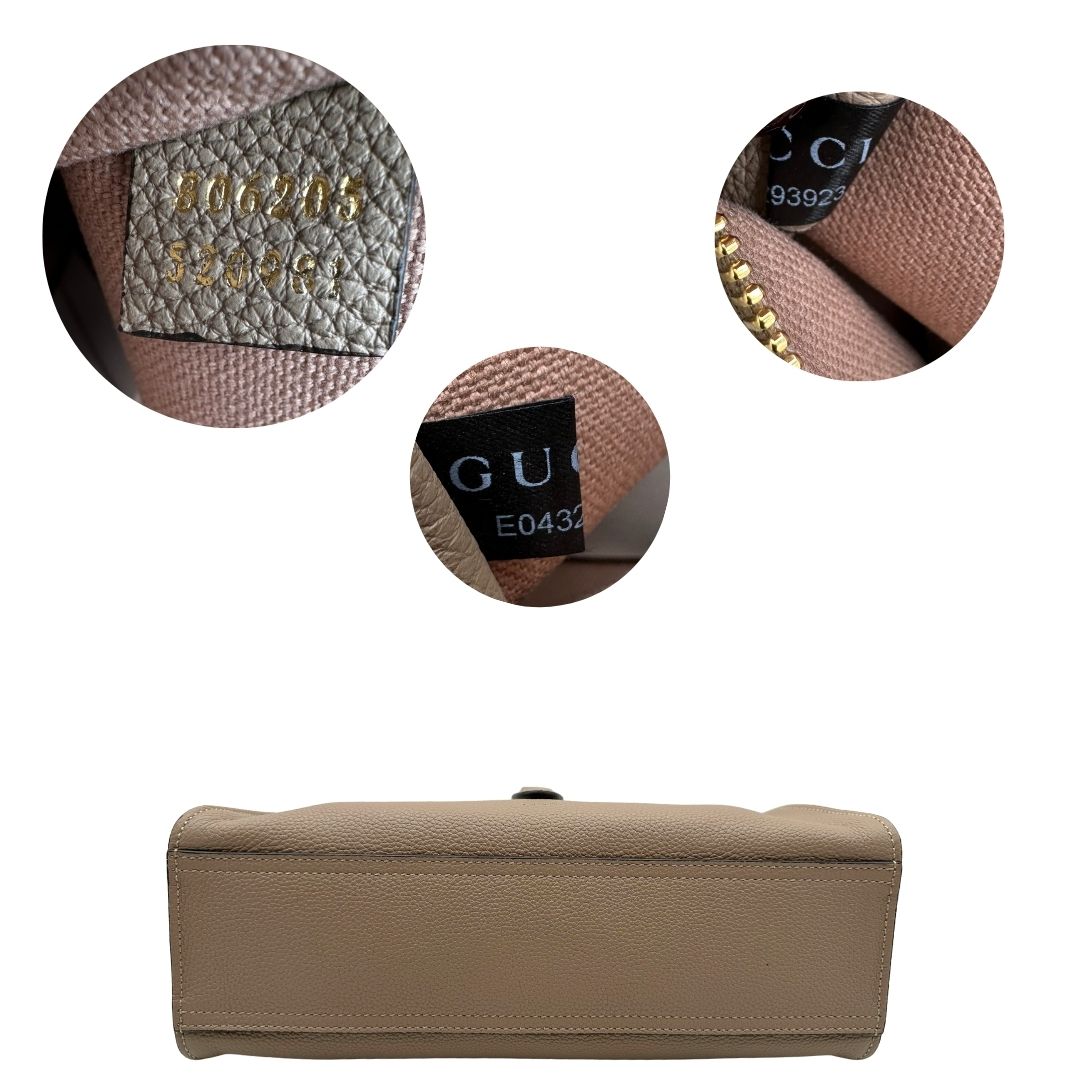 Tote Gucci media Hook Closure