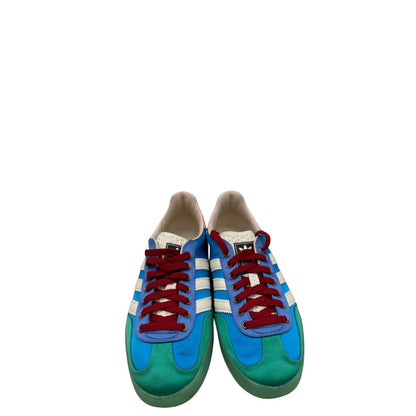  Scarpe Gazzelle Gucci x Adidas in raso e pelle multicolore. Munite di corredo, di lusso, originali, ottime condizioni.