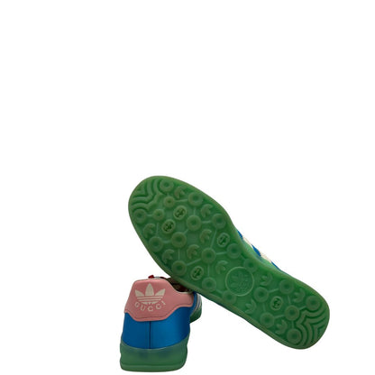  Scarpe Gazzelle Gucci x Adidas in raso e pelle multicolore. Munite di corredo, di lusso, originali, ottime condizioni.