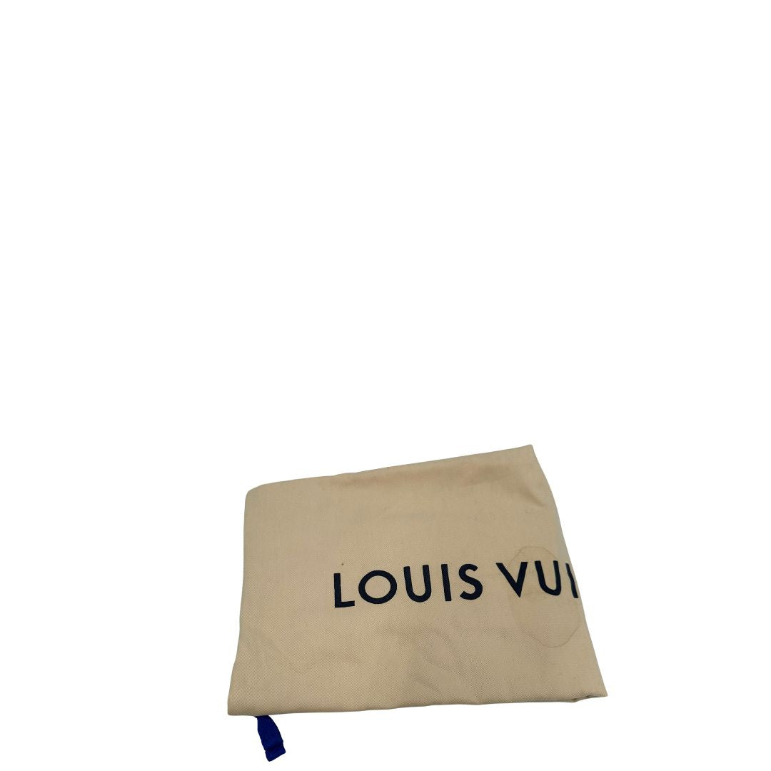 dustbag Borsa Louis Vuitton in canvas marrone monogram con finiture in vacchetta naturale e parti metalliche dorate; munita di doppi manici stondati. Completa di dustbag, lucchetto e chiavi, di lusso, originale, ottime condizioni. 