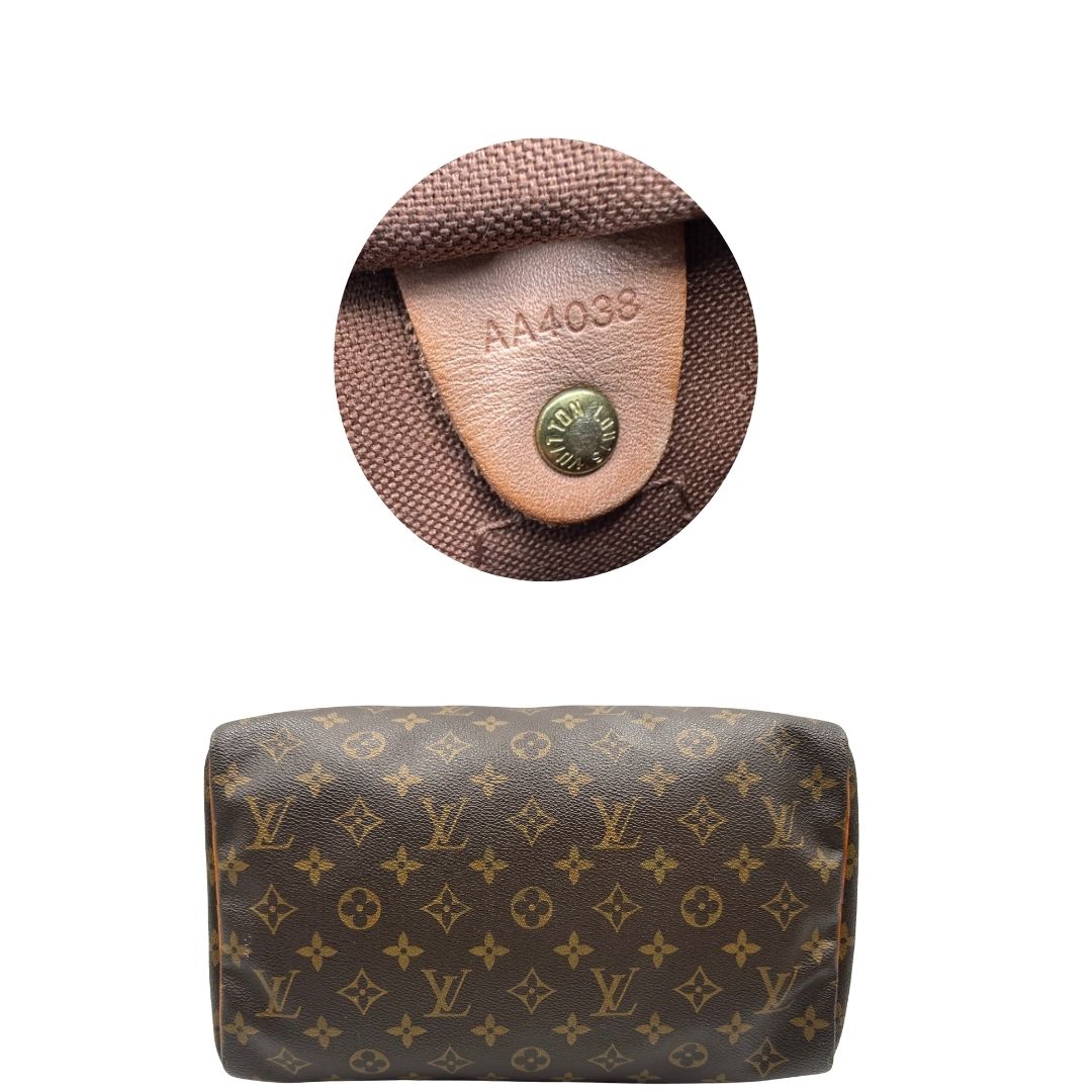 base Borsa Louis Vuitton in canvas marrone monogram con finiture in vacchetta naturale e parti metalliche dorate; munita di doppi manici stondati. Completa di dustbag, lucchetto e chiavi, di lusso, originale, ottime condizioni. 