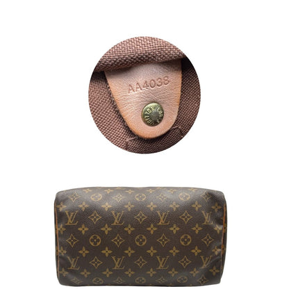 base Borsa Louis Vuitton in canvas marrone monogram con finiture in vacchetta naturale e parti metalliche dorate; munita di doppi manici stondati. Completa di dustbag, lucchetto e chiavi, di lusso, originale, ottime condizioni. 
