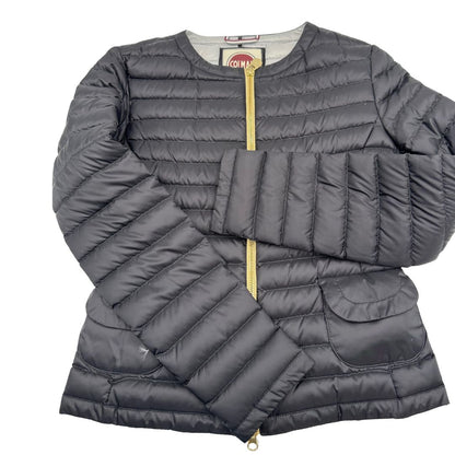 Piumino Colmar in 100% poliestere nero con cerniera dorata, di lusso, originale, ottime condizioni.