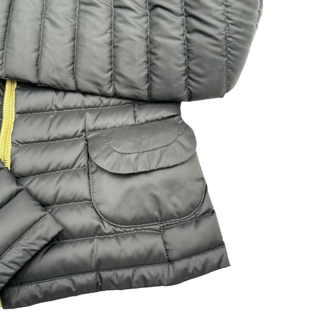 Piumino Colmar in 100% poliestere nero con cerniera dorata, di lusso, originale, ottime condizioni.
