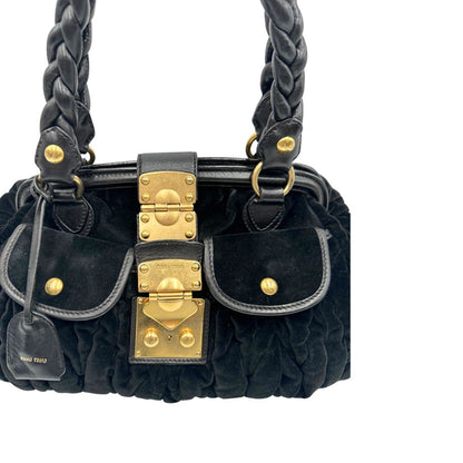 Borsa Coffer Velvet Miu Miu