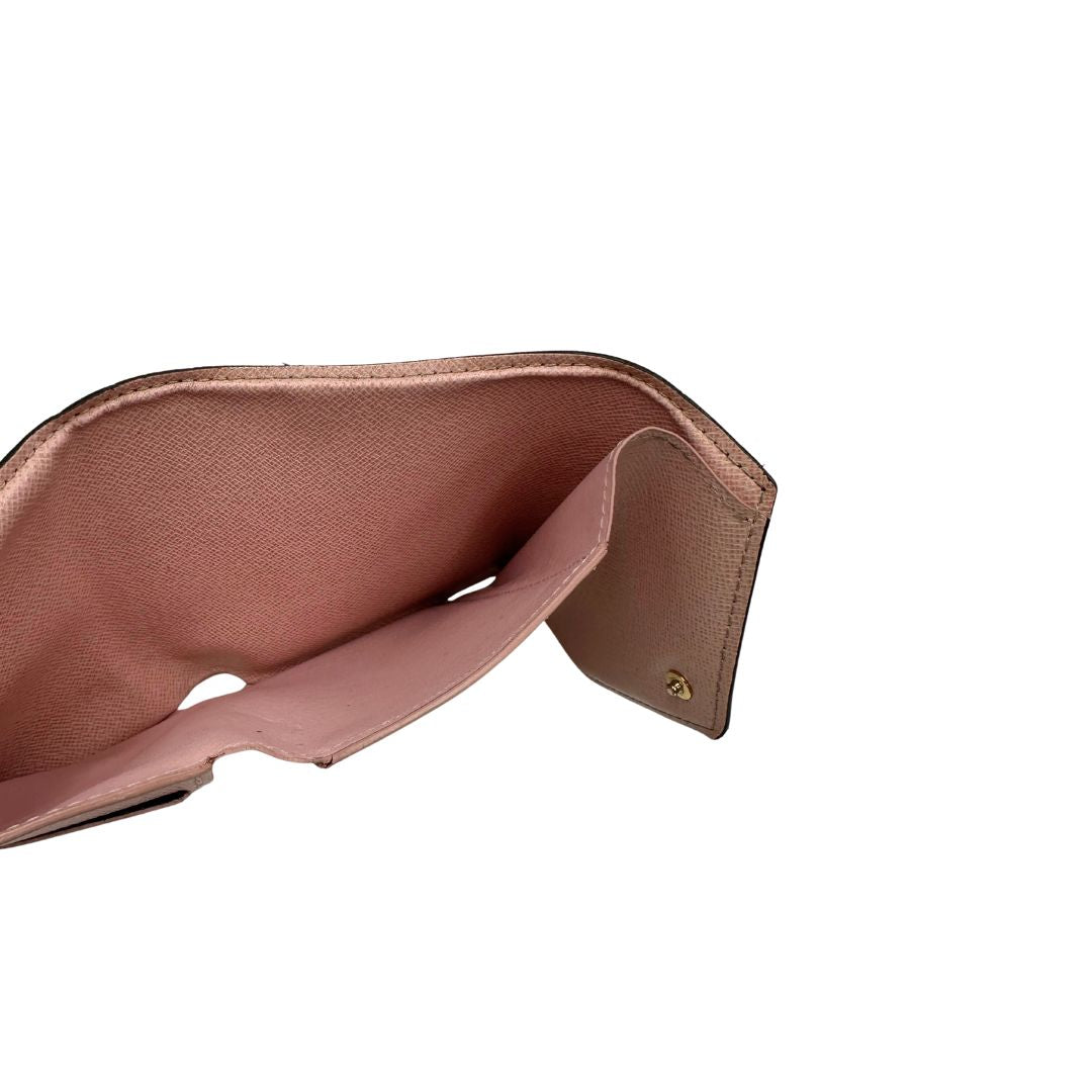 Portafoglio Louis Vuitton in canvas marrone monogram con parti metalliche dorate. Completo di scatola, di lusso, originale, ottime condizioni.