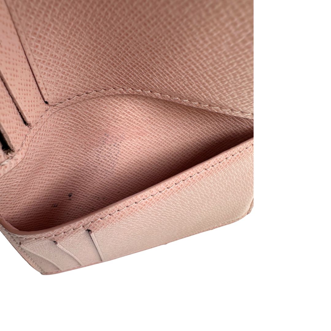 Portafoglio Louis Vuitton in canvas marrone monogram con parti metalliche dorate. Completo di scatola, di lusso, originale, ottime condizioni.