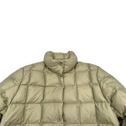 Piumino Moncler trapuntato beige in 100% poliammide, di lusso, originale, ottime condizioni.