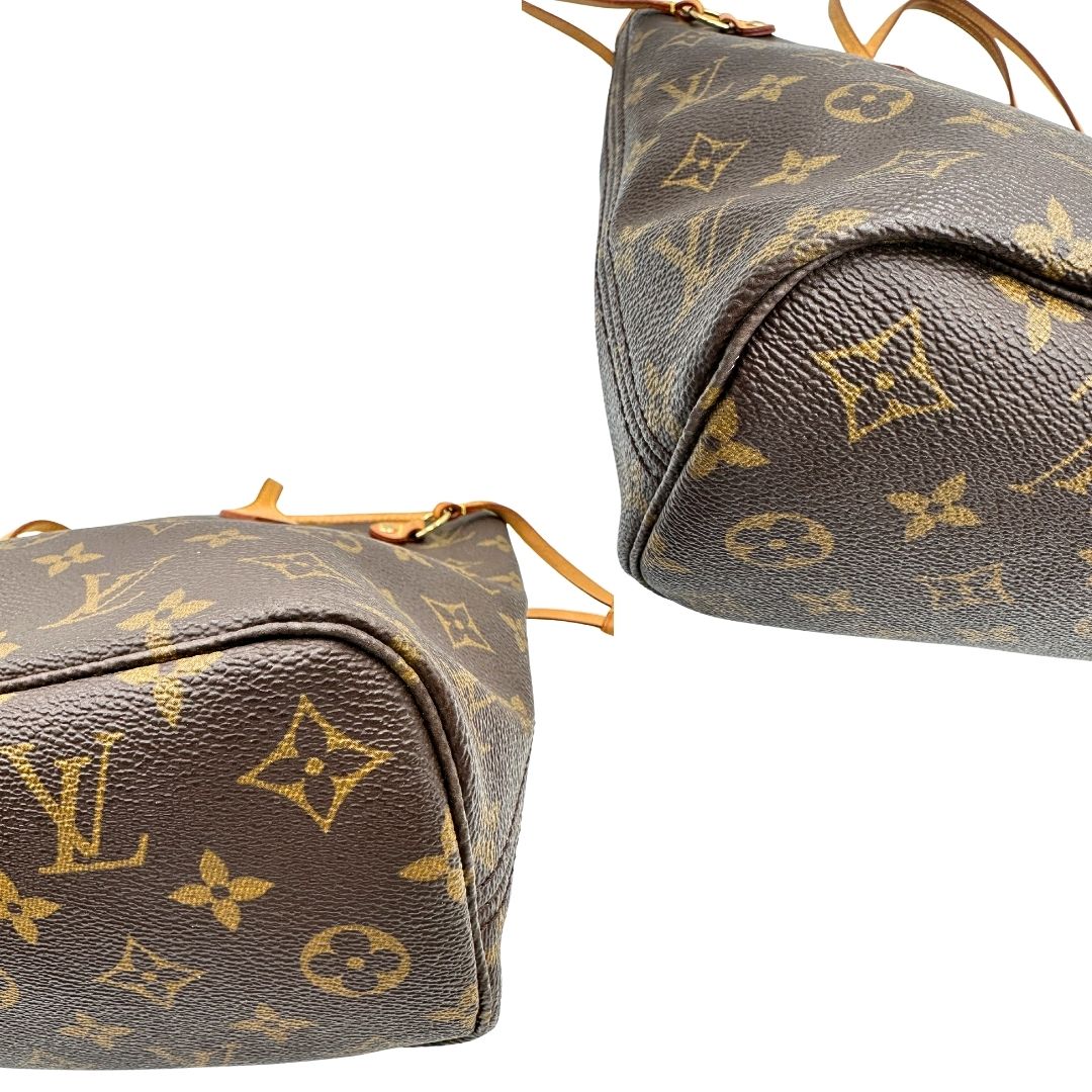 angoli Borsa Louis Vuitton in canvas marrone monogram con finiture in vacchetta naturale e parti metalliche dorate; munita di doppi manici, indossabile a spalla. Full set, di lusso, originale, ottime condizioni. 