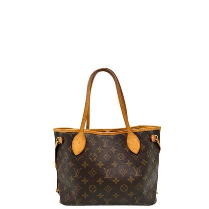 front Borsa Louis Vuitton in canvas marrone monogram con finiture in vacchetta naturale e parti metalliche dorate; munita di doppi manici, indossabile a spalla. Full set, di lusso, originale, ottime condizioni. 