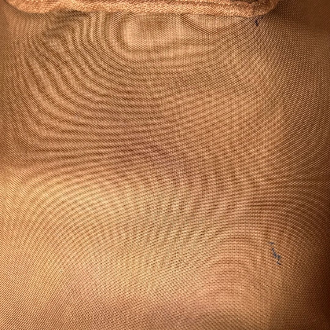 interno Borsa Louis Vuitton in canvas monogram marrone con parti metalliche dorate; munita di doppi manici stondati, da portare a mano. Completa di dustbag, lucchetto e chiavi, di lusso, usato, ottime condizioni. 