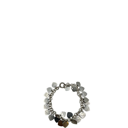 Bracciale Multi-Heart Tiffany&Co. in argento 925 con pendenti con iconici cuori. Completo di scatola e sacchetto antipolvere, di lusso, originale, ottime condizioni.