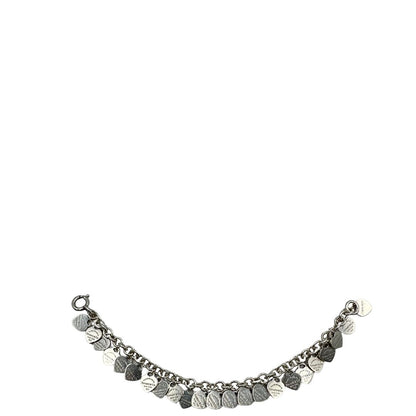 Bracciale Multi-Heart Tiffany&Co. in argento 925 con pendenti con iconici cuori. Completo di scatola e sacchetto antipolvere, di lusso, originale, ottime condizioni.