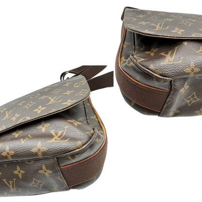 angoli Cartella Louis Vuitton in canvas marrone monogram e parti metalliche dorate. Munita di una tracolla in tessuto regolabile, di lusso, originale, ottime condizioni, usata. 