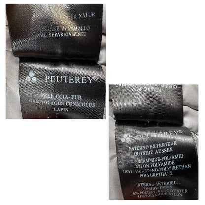  Giubbino Peuterey in 90% poliammide e 10% poliuretano munito di un colletto amovibile effetto pelo, di lusso, originale, ottime condizioni.