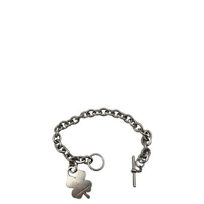 Bracciale Tiffany&Co. in argento 925 con ciondolo quadrifoglio. Full set, di lusso, originale, ottime condizioni, usato.