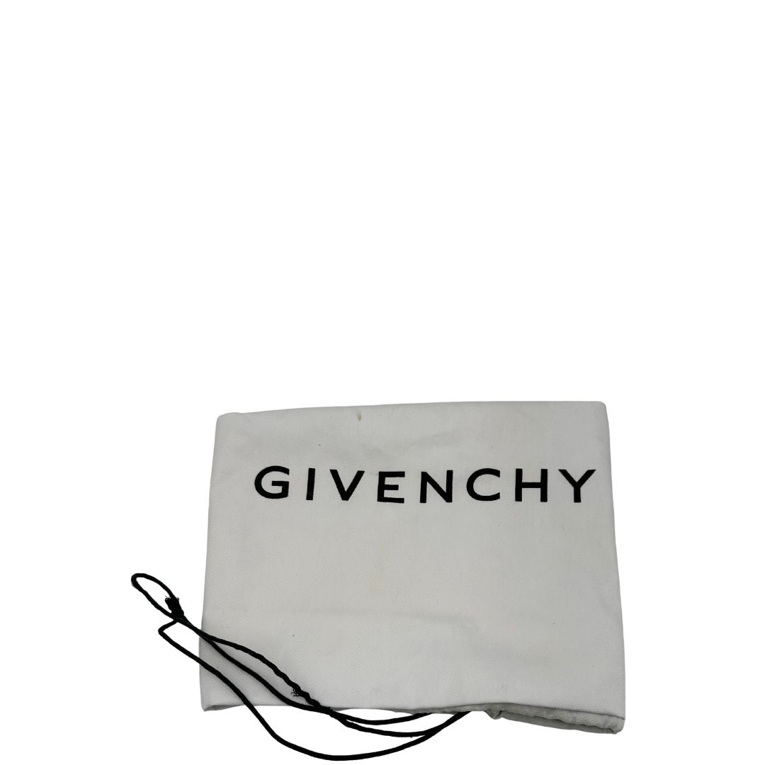 dustbag Borsa Nightingale Givenchy in pelle marrone con parti metalliche dorate; munita di doppi manici e un manico singolo amovibile, da portare a spalla o a mano. Completa di dustbag, di lusso, originale, ottime condizioni, usata 
