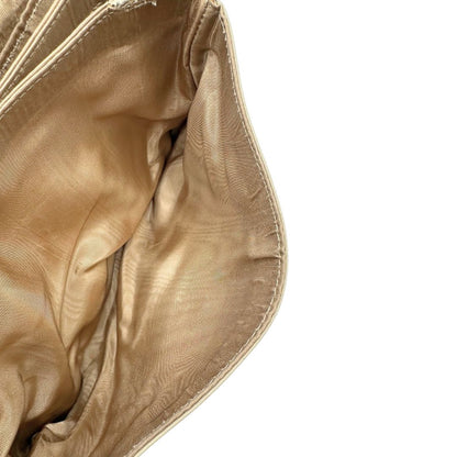 interno Borsa Burberry in tessuto con finiture color cognac e parti metalliche dorate; munita di una tracolla regolabile, di lusso, originale, ottime condizioni. 