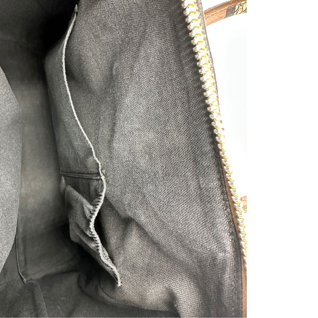 interno Borsa Antigona Givenchy in pelle color fango con manici trama animalier e parti metalliche dorate; munita di manici stondati e un manico amovibile, di lusso, originale, ottime condizioni, usata.