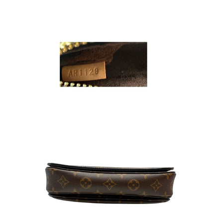 base e codice Borsa Louis Vuitton Métis in canvas marrone monogram con dettagli in vacchetta naturale e parti metalliche dorate. Munita di un manico singolo e una tracolla regolabile e amovibile, di lusso, originale, ottime condizioni, usata. 
