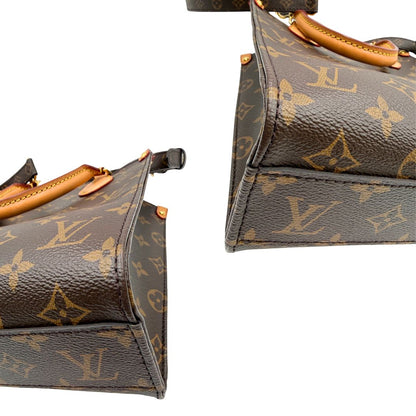 angoli Borsa Louis Vuitton in canvas marrone monogram con finiture in vacchetta naturale e parti metalliche dorate; munita di doppi manici stondati e una tracolla amovibile e regolabile. Full set, di lusso, originale, ottime condizioni, usata. 