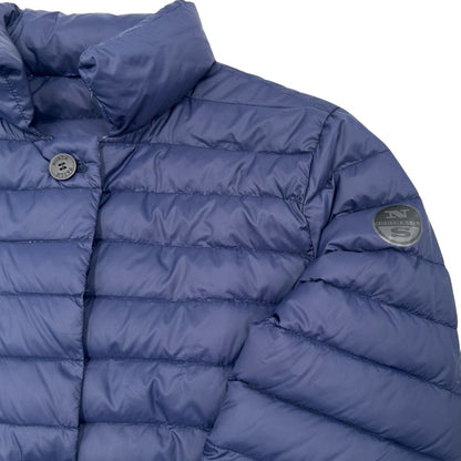  Piumino North Sails in 100% poliammide blu trapuntato, di lusso, originale, ottime condizioni, usato.