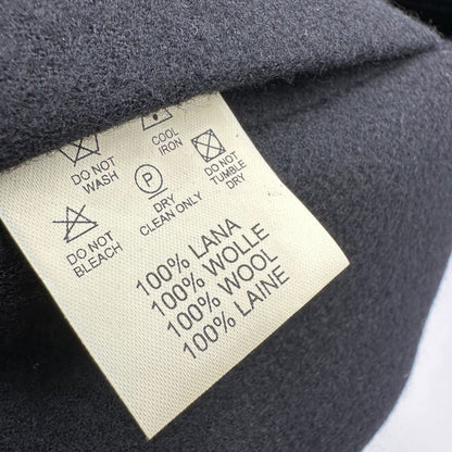  Cappotto Fay nero in 100% lana e dettagli metallici dorati, di lusso, originale, ottime condizioni.