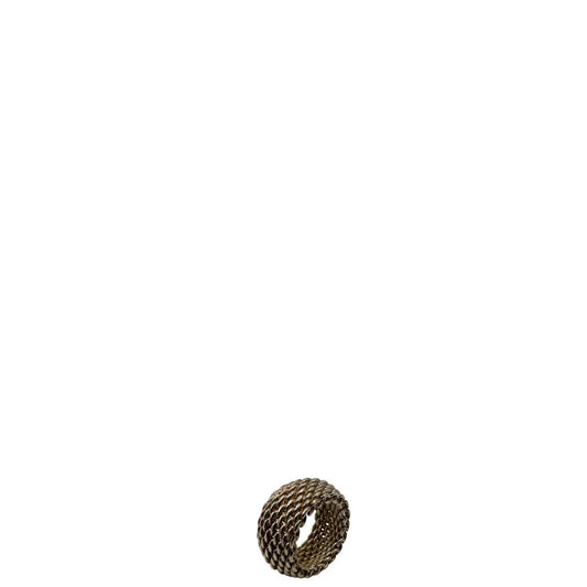  Anello Tiffany&Co. in argento sterling 925 con motivo a intreccio. Munito di sacchetto, di lusso, originale, ottime condizioni, usata.