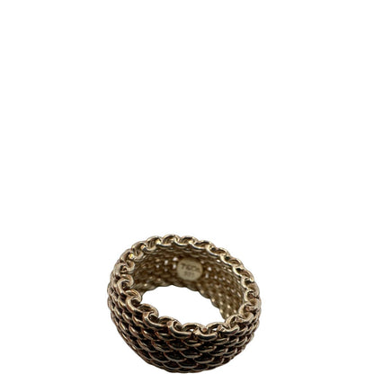  Anello Tiffany&Co. in argento sterling 925 con motivo a intreccio. Munito di sacchetto, di lusso, originale, ottime condizioni, usata.