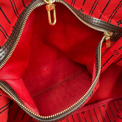 Neverfull Damier Ébène GM personalizzata LV
