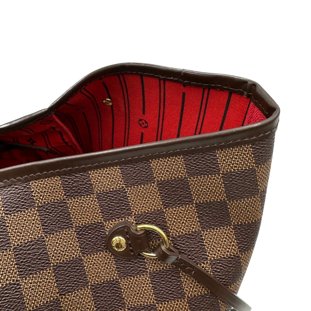 finiture  Neverfull LV Damier Ébène nella versione GM, di lusso, ottime condizioni, usata, originale. 
