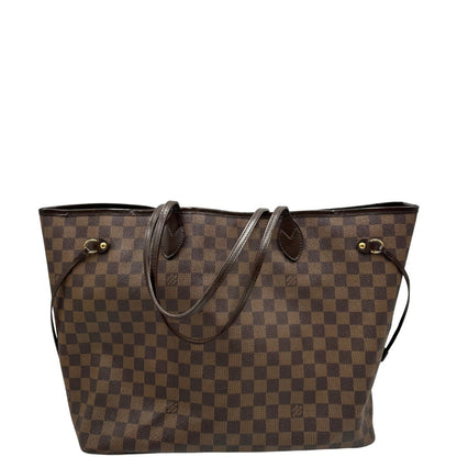 retro  Neverfull LV Damier Ébène nella versione GM, di lusso, ottime condizioni, usata, originale. 
