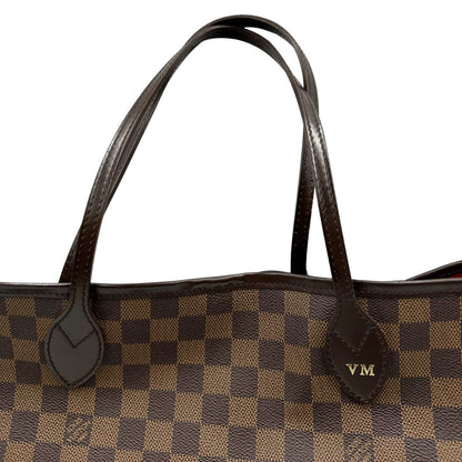 manici  Neverfull LV Damier Ébène nella versione GM, di lusso, ottime condizioni, usata, originale. 