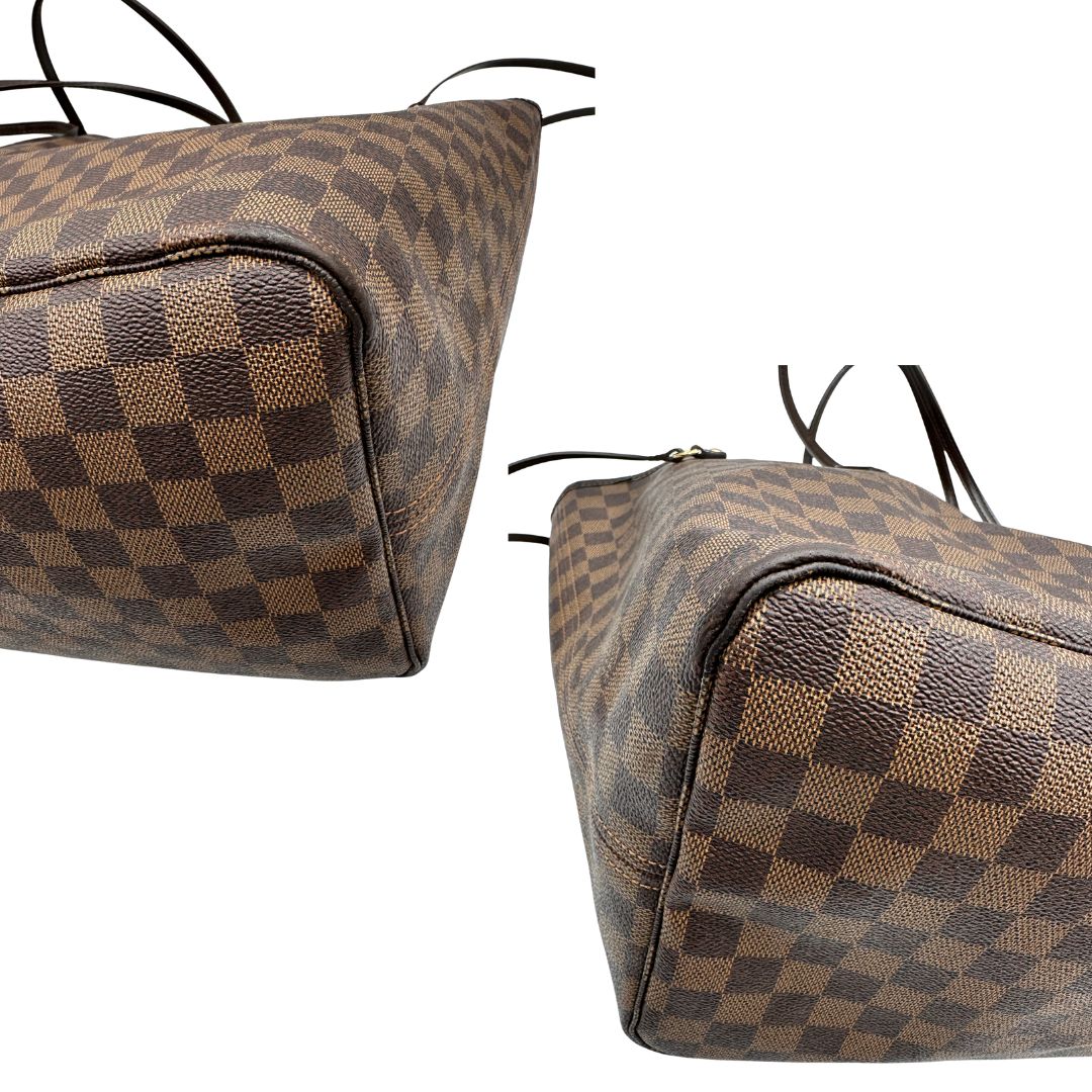 angoli  Neverfull LV Damier Ébène nella versione GM, di lusso, ottime condizioni, usata, originale. 